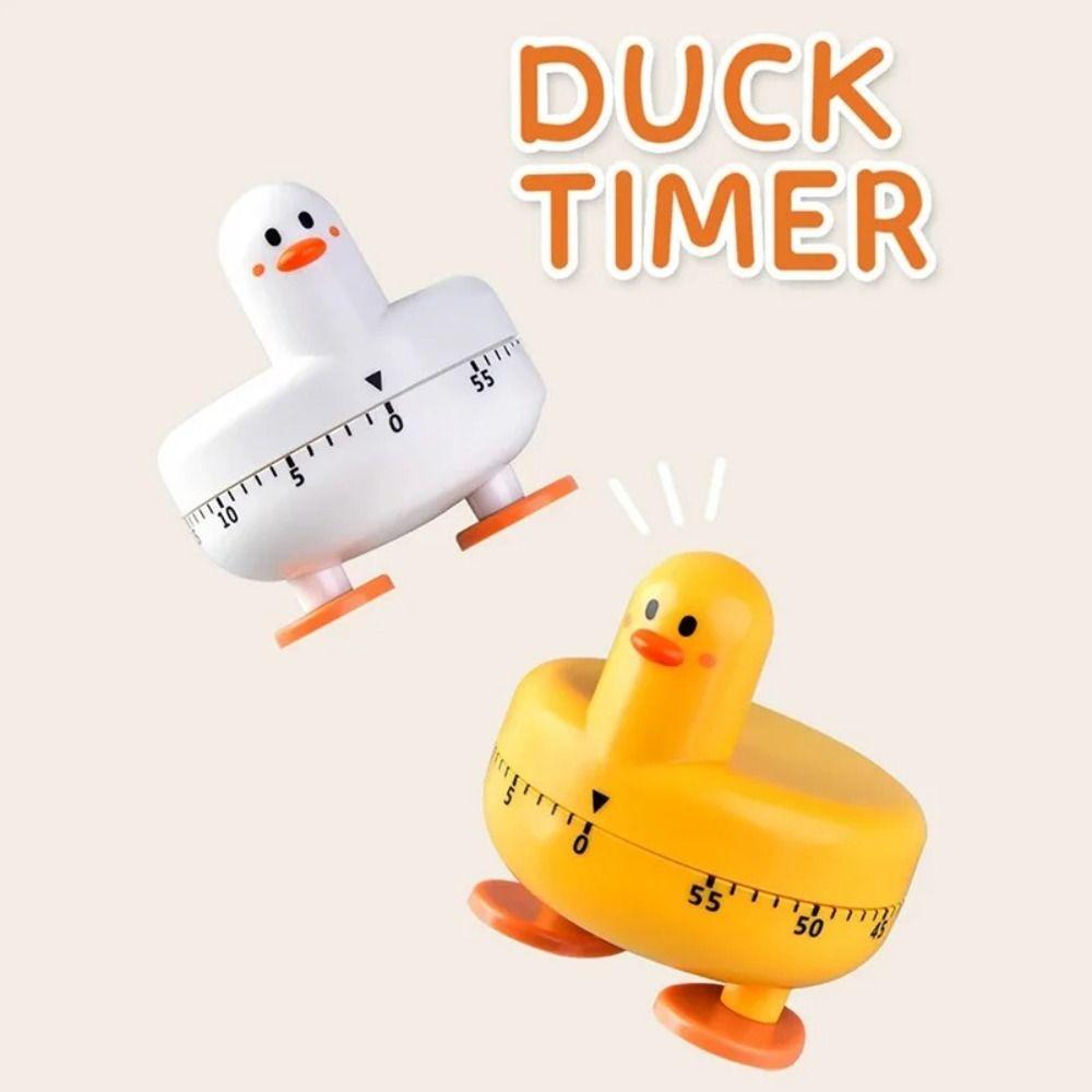 No Battery Countdown Reminder Duck Shaped Study Timer Clock Beauty Time Tool Skincare Beauty Care