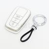 Для Toyota Highlander Chr C-Hr Prius Prado Land Cruiser Corolla Camry Rav4 ТПУ Чехол для Автомобильного Ключа Бесключевой Чехол-Оболочка Брелок Аксессуары