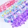 24/50/100Pcs Colorful Silk Flower Necklace Vibrant Faux Flower Garland Necklace  Summer Pool Party