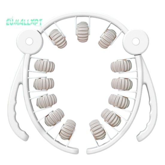 Многофункциональные круглые зажимы для ног, вращающийся на 360 градусов, 13-колесный роликовый массажер для мышц ног, шеи, рук, рук, расслабляющий массажер для мышц, оборудование для спортивной йоги в помещении