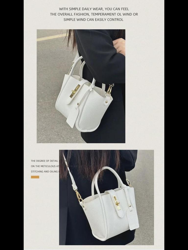 2024 Women's Fashion Simple Basket Bag: High-Grade Bucket Style Handbag, Perfect for Commuting or As a Messenger Bag.