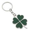 Creative Lucky Four-Leaf Clover Keychain Charms Bag Pendant Accessories Couple Cute Metal Foliage Shape Car Key Ring Gift