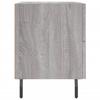 vidaXL Nachttisch Grau Sonoma 40x35x47,5 cm Holzwerkstoff