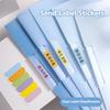 5PCS/Set Rotating Side Opening A4 File Folder Gradient Color File Organizer  School Office