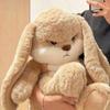 Large Angry Rabbit Plush Toy Soft Stuffed Animal Kawaii Fluff Bunny Dolls Room Decor Birthday Gifts