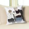 Подушки с принтами Webtoons Kiss Me If You Can для Спальни Гостиной Дивана Домашний Декор Полиэстеровая Наволочка на Подушку на Молнии