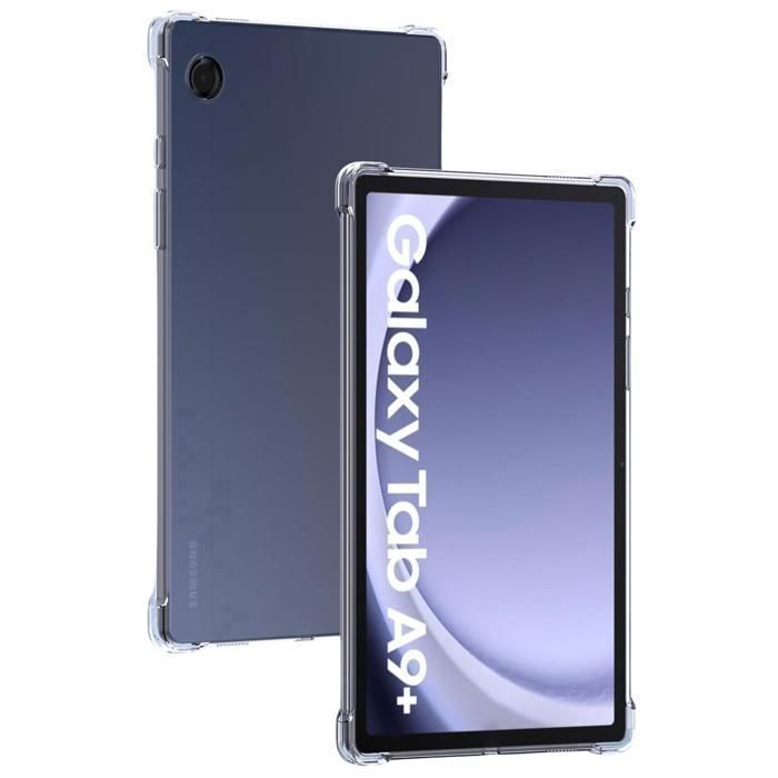 Coque pour Samsung Galaxy Tab A9 PLUS 2023 - Antichoc Protection TPU Souple Transparent Phonillico