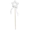 Christmas Decoration Star ON a Peak 26 Cm White