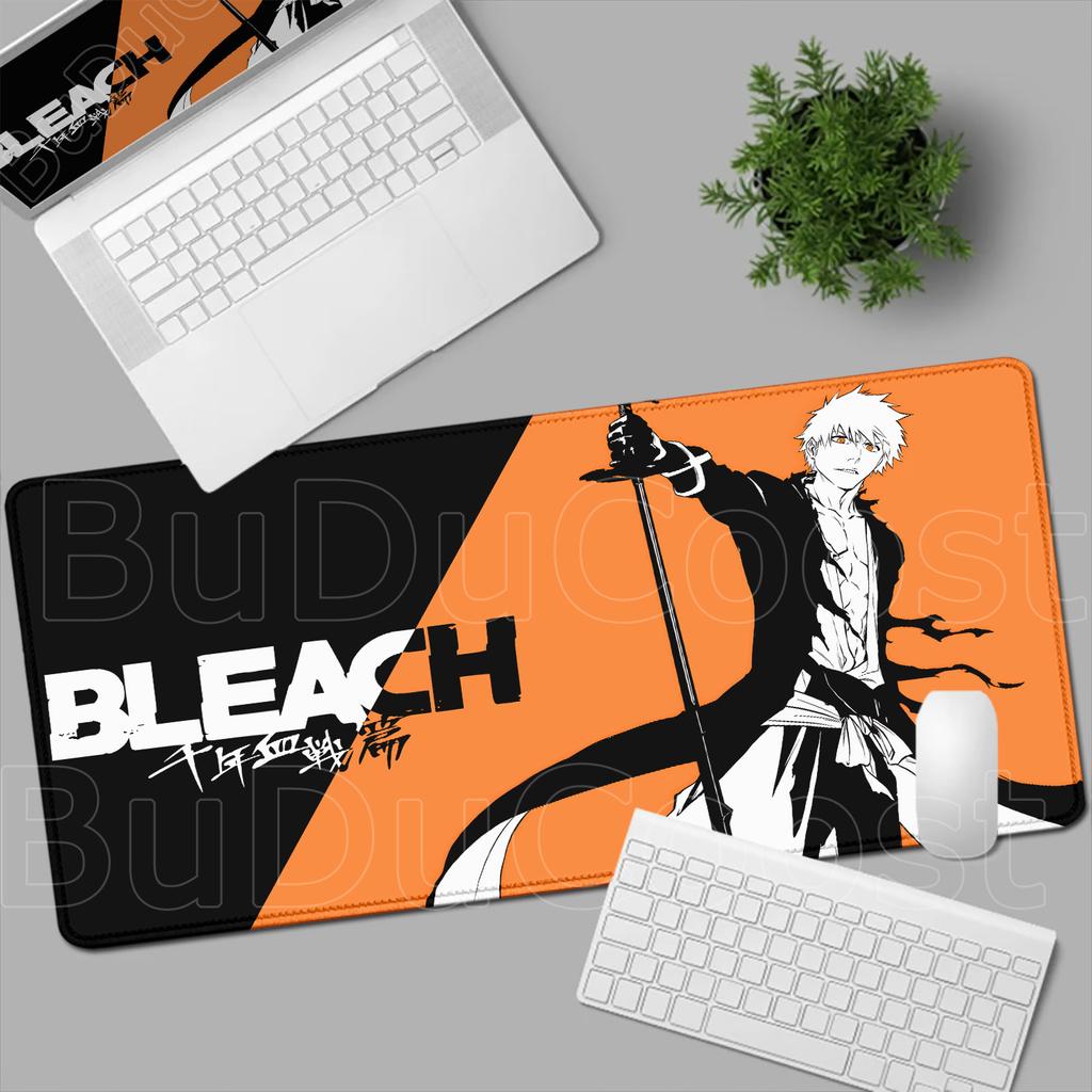 Anime Bleach Mousepad Large Keyboard Table Pad Japan Manga Laptop Office Rubber Soft Deskmat Pc Gamer HD Print NonSlip Mice Mat