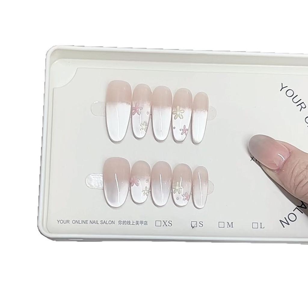 Чисто ручная работа, фототерапия, носитель, весенний стиль «кошачий глаз», многоразовый патч для нейл-арта