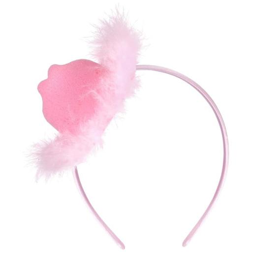 Повязка на голову в виде ковбойской шляпы, розовая шляпа с перьями, украшение для волос, мини-шляпа ковбоя, портативный головной убор ковбойской шляпы