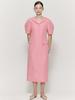 B Muse Mansion Linen Sailor Collar Dress - Black