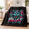 Mr Beast Flannel Throw Blanket Soft Warm Cozy For Sofa Bed Indoor Home Bedroom Use