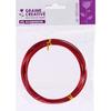 Graine Créative - Fil aluminium Ø 1,5 mm 5 mètres Rouge