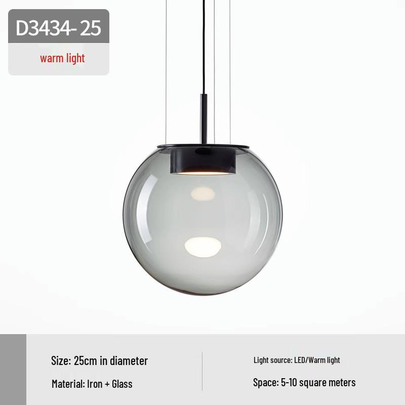 Nordic Minimalist Pendant Light: Elegant Designer Lighting for Restaurant, Bar, Bedroom, Stairwell, or Bedside