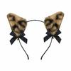 Bow Bell Cosplay Hair Accessories Plush Furry Hair Hoop New Cat Ears Headband  Party