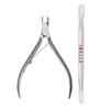 Self Nail Care Cuticle Nipper Easy Pusher Set's &
