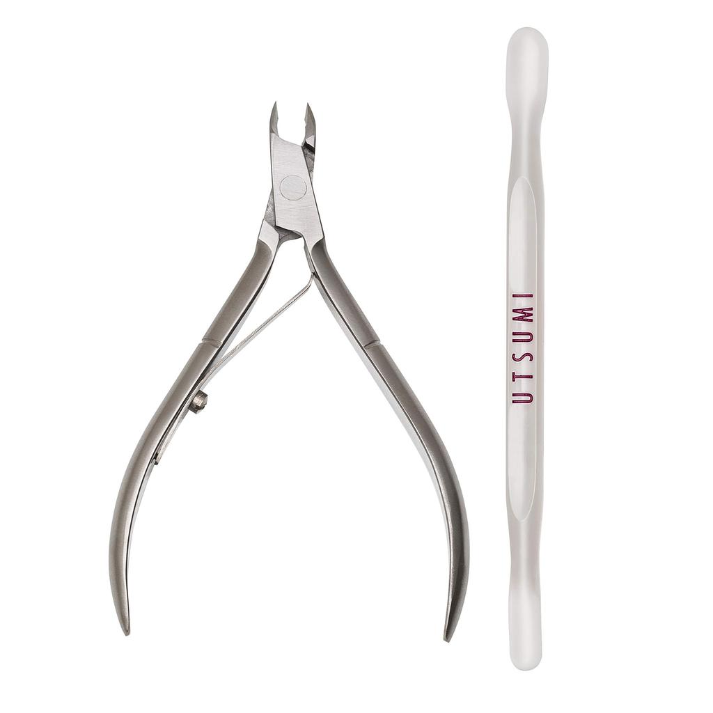 Self Nail Care Cuticle Nipper Easy Pusher Set's &