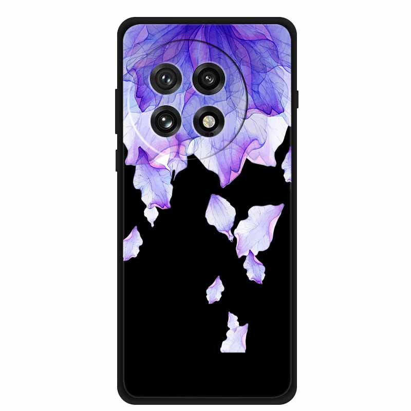 Черный силиконовый чехол для OnePlus 13 5G Чехол Мультяшный кот Мягкая задняя крышка для OnePlus Ace5 5G Ace 5 Pro 13R Чехол для телефона Оболочка Coque