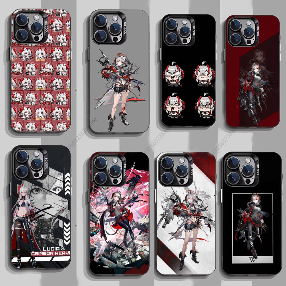 Чехол для телефона Arknights Game W для iPhone 17 11 12 Pro Max Plus Mini Air SE 16e 14 15 16 13 Мягкий корпус