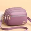 High Quality Soft Leather Purse Women Shoulder Messenger Bag Multi-pocket Wear-resistant Bag Ladies Handbag Sac