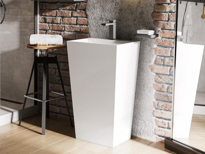ASPIRA II chrome low washbasin tap Besco