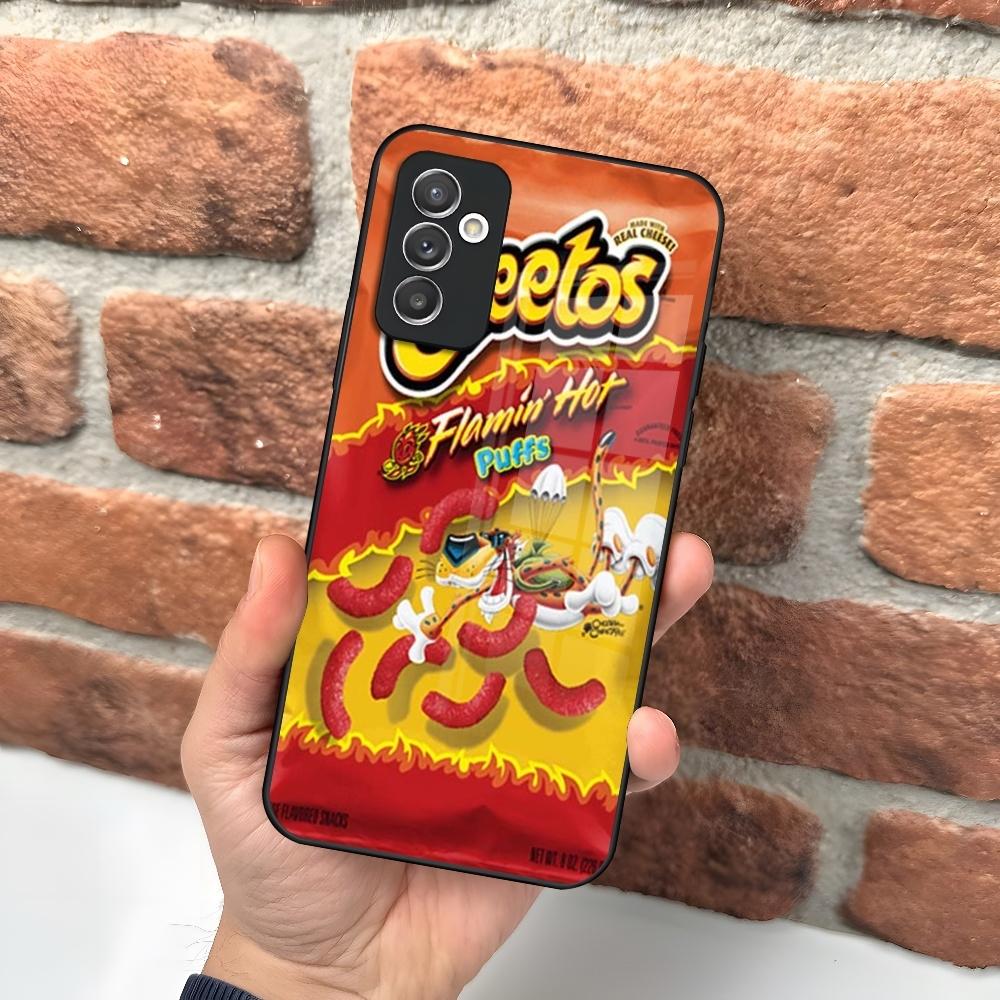 snack food Cheetos Phone Case for Samsung A15 A25 A35 A55 A14 A12 A22 A32 A52 A11 A21 A31 A51 A05 A24 A34 A54 A13 23 A33 A53