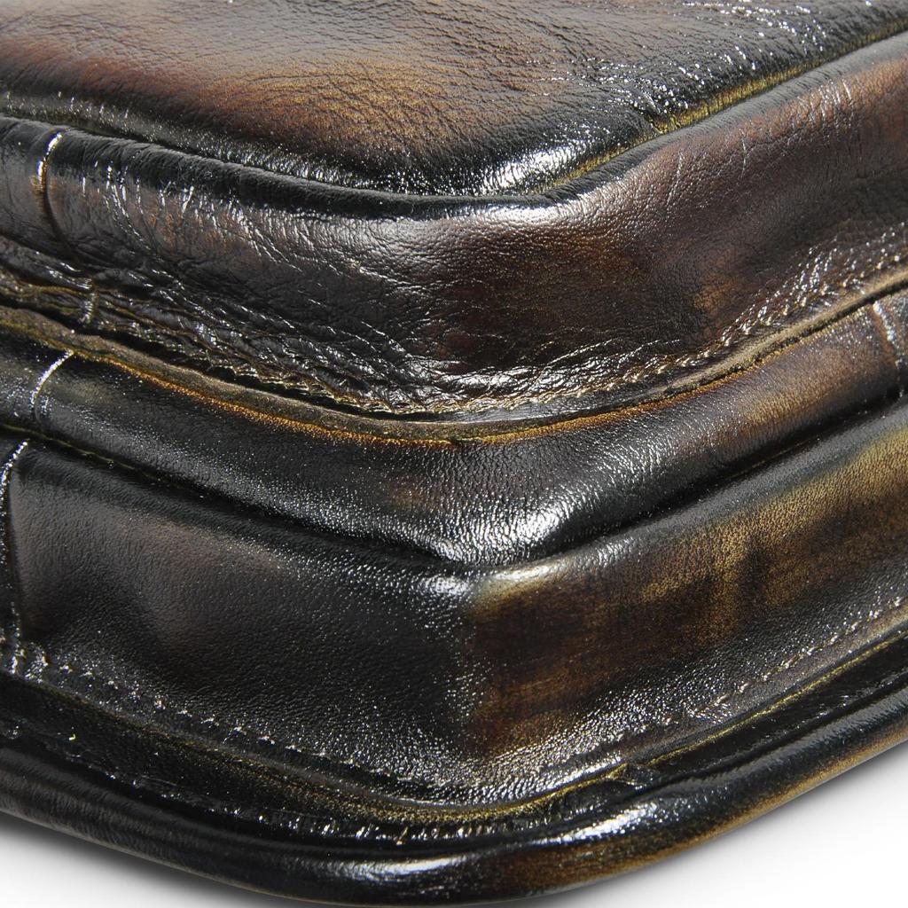 Men's Genuine Leather Casual Messenger Shoulder Sling Bag Fashion Multifunction Waist Pack Drop Leg Bag