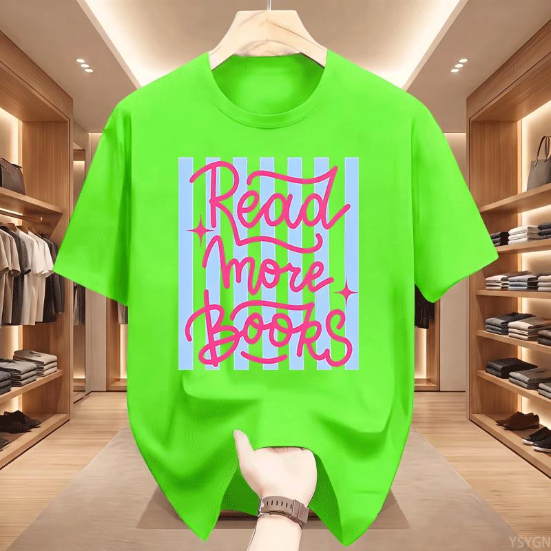 Read More Books Tshirt Bookish Graphic Tee Reading Tshirt Trendy Book Lover Bookworm Short Sleeve Printed Tshirts Clothing Tops