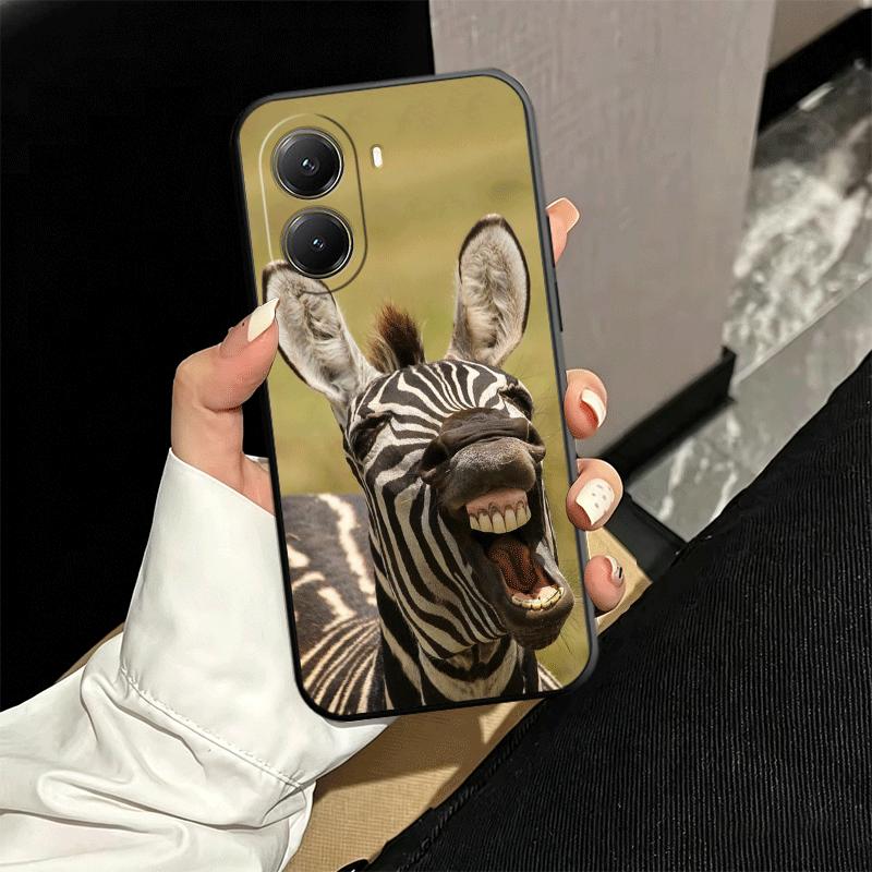 Забавный Осел Животное Мягкий Чехол для Телефона для Xiaomi Poco X5 X6 X7 X8 Pro Max X3 F7 F8 Ultra M8 M7 M6 M5 Redmi 15 15C 14C 13C 12C X4 F