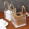 High-quality Decor Supplies Translucent Tote Gift Wrapping Frosted PP Bags Package