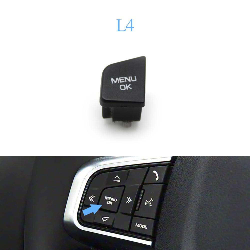 Car Left Right Multifunction Steering Wheel Switch Control Button For Land Rover Discovery Sport 2015-2019 LR095538,LR095540