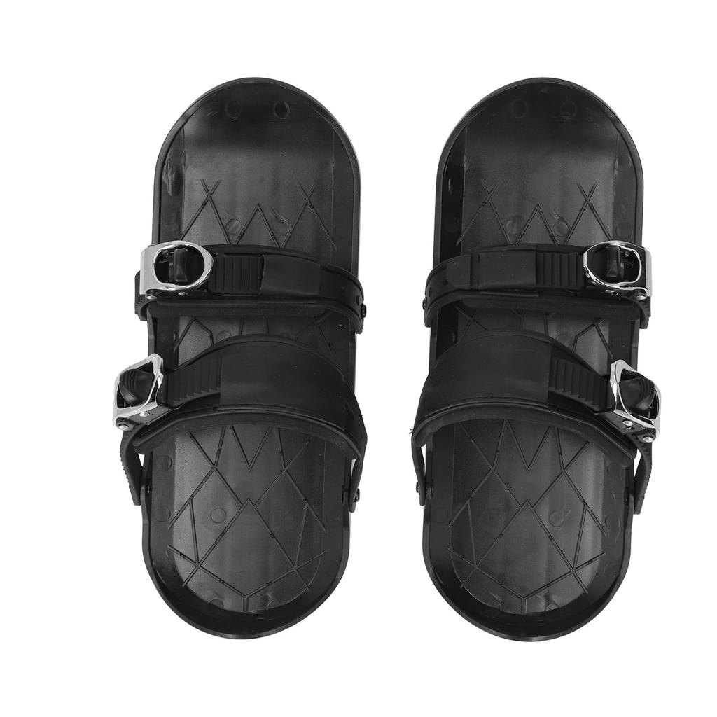 Мини-лыжные коньки Короткие тонкие коньковые лыжи Крепятся к лыжным ботинкам Зимняя обувь для катания на лыжах на открытом воздухе Черный