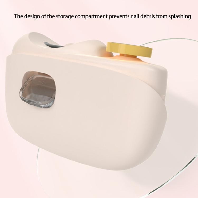 Электрические кусачки для ногтей 2 в 1 с контейнером для пыли, полировкой и светодиодной подсветкой, безопасный триммер для ногтей на пальцах рук и ног, для детей и взрослых