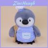 Cute Fishing Chef Drawing Penguin Cartoon Plush Doll For Kids