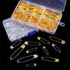 150Pcs/Box 27/32/38/45/55mm Safety Pins DIY Sew Brooch Durable Sewing Tools  for Clothes Sewing