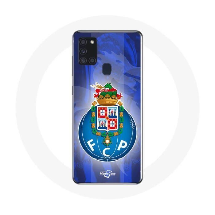 Coque - maniacase - Samsung Galaxy A21S - Souple - Protection - Porto fond bleu Portugal
