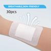 30pcs Breathable Wound Dressing Stickers - Latex-Backed, Self-Adhesive, Skin-Friendly for Minor Cuts & Scrapes