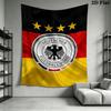 Deutscher Fußball Bund Wall Tapestry Aesthetic Wall Hanging Printed Fabric Blanket Decorative Tapestries for Bedroom Living Room Home Decor
