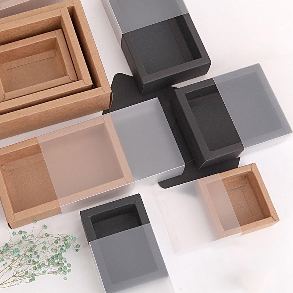 Candy Cookie Wedding Drawer Display Gift Boxes Party Supplies Packing Box Kraft Paper Box