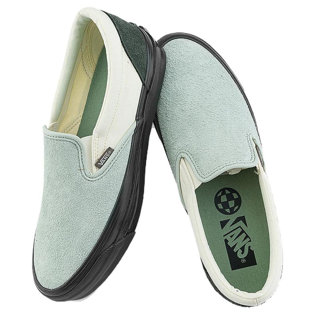Vans Slip-On Classic Casual Versatile Low-Top Skate Shoes Unisex Sneakers Blue White VN000CTCDT5