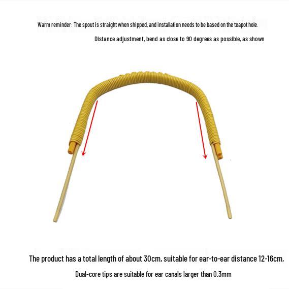 4-Hole Large Teapot and Accessories Set with Rattan Basket Handle