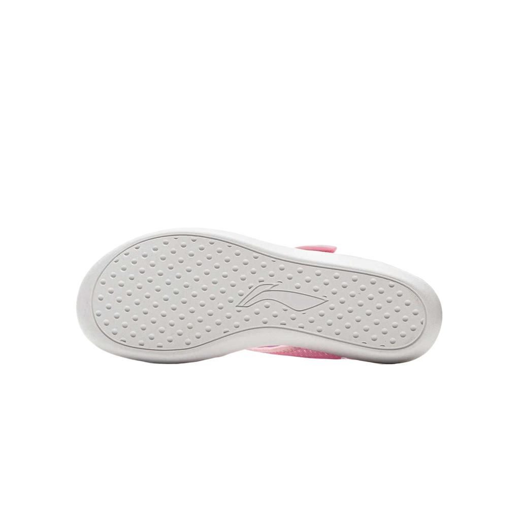 Li Ning Детская текстильная одежда Серия Простые Универсальные Модные Нескользящие Сандалии на низком ходу для детей Детские сандалии Светло-розовый YKUV016-2