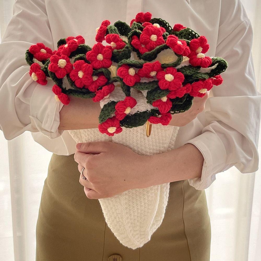 Ромашка Вязаный Крючком Вязаные Цветы Плед Романтичный Детский Плед День Святого Валентина