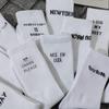Уличные носки унисекс с белыми буквами - европейская и американская спортивная хип-хоп-мода.