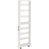 Iris Plaza "54 Types To Choose From" High-Type Gap Storage [181cm High X 12cm Wide] Slim Storage Rack, Perfect for Refrigerators and Washing Machines,
