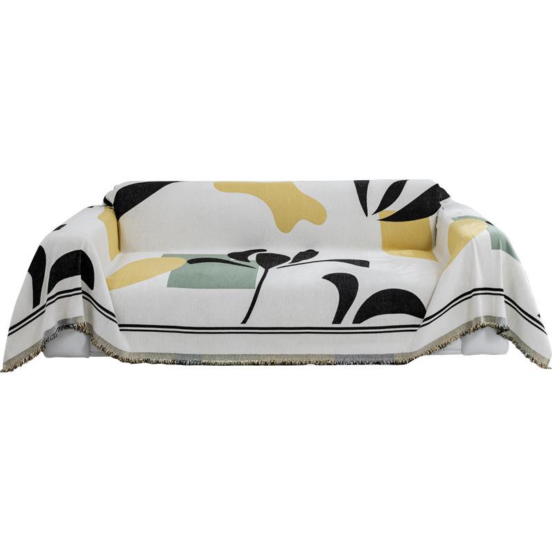 Полотенце для дивана Simple Chenille All-Inclusive Universal Cover Fabric Four Seasons Universal Single Double Three-person Cover Blanket