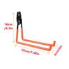 Garage Hooks Heavy Duty Metal Hook Wall Mount Bicycle Hanger Hooks Wall Mount Anti-slip Storage Hook for Ladders Garden Tool