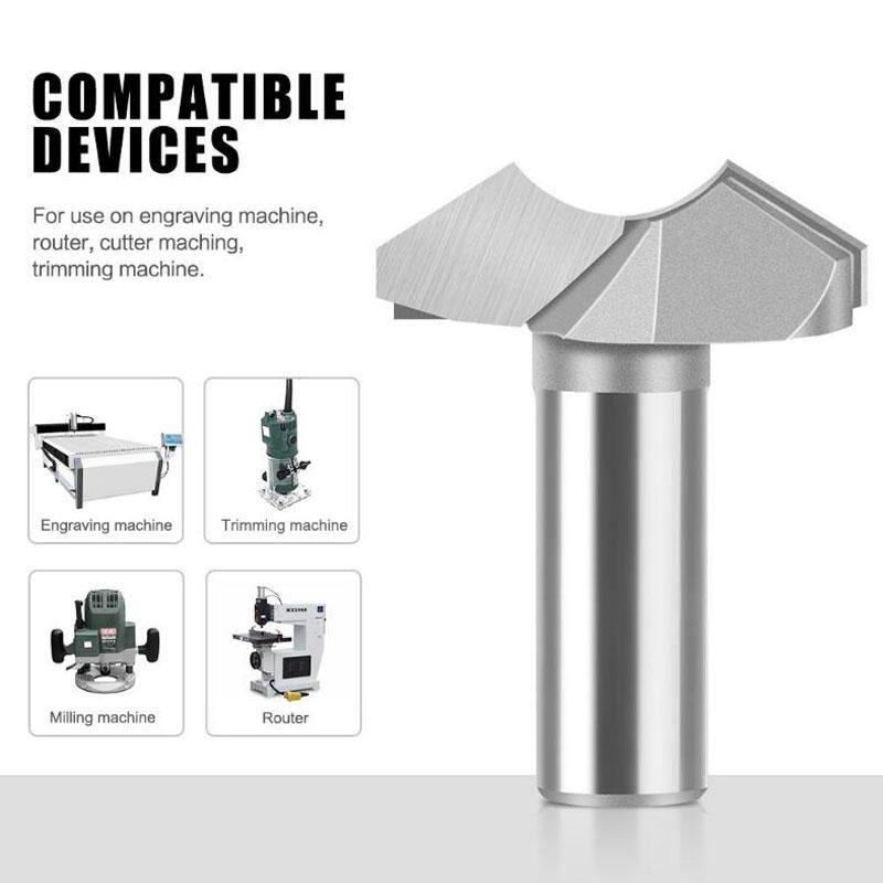 Фрезерная фреза для жемчуга, резак для бусин Будды, круглый резак для бусин, базовый резак для резьбы по дереву, инструменты для обработки дерева, хвостовик 1/4 дюйма, 1/2 дюйма, 6 мм, 12 мм