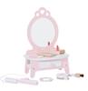 Classic World Pink Dresser with Makeup Perfect for Pretending To Make Dressing and Dressing Stylish Wooden Dressing Table for Girls Ages A Great Gift